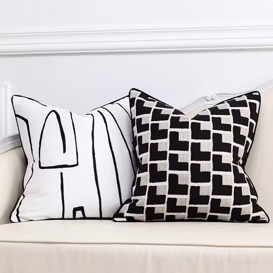 Offre spéciale Textile de maison doux 100% Polyester Chenille Jacquard tissu pour canapé chaise meubles coussin oreiller décoration