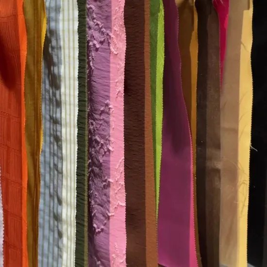 Tissu imprimé tricoté à carreaux en suède de plongée en polyester pour sac, robe, vêtement (100% polyester)