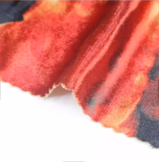 Tissu imprimé ombré en mousseline de soie dégradé numérique en polyester 75D pour doublure, robe, vêtement, textile à la maison (100% polyester)