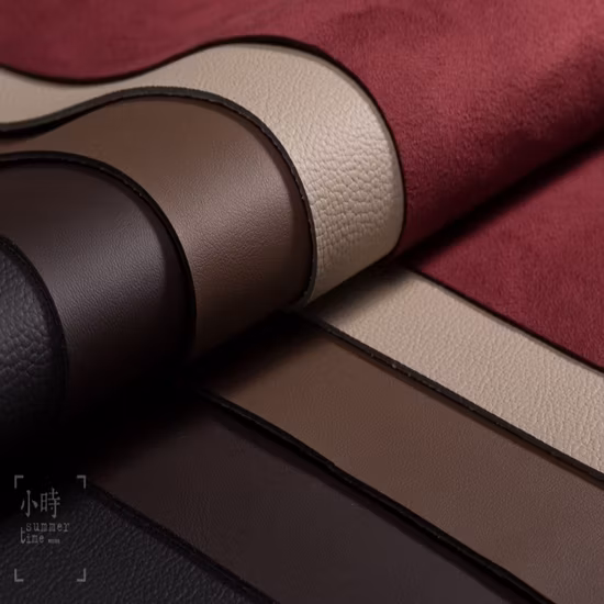 Huafon Factory Supply Microfibre PU Tissu en cuir suédé Canapé Sac de vêtement Doublure de chaussures Tissu en rouleau